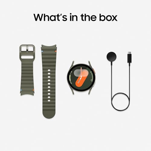 Samsung Galaxy Watch7 Smartwatch (40 mm, Green). Multifunktionaler Fitness- und Aktivitätstracker mit präziser Herzfrequenz- und Schlafüberwachung, Bluetooth-Konnektivität und intuitivem Touch-Display.