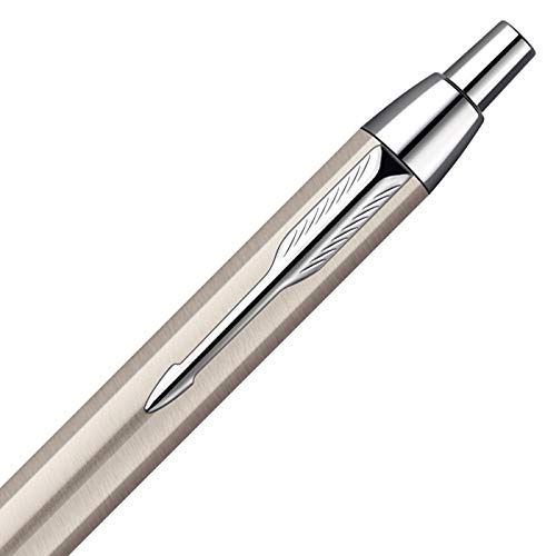polar-effekt Parker IM Druckkugelschreiber mit Gravur - Metall-gold - Großraummine blauschreibend - inkl. Geschenk-Etui - Deutsche Herstellung - hochwertig und edel - perfekte Geschenkidee