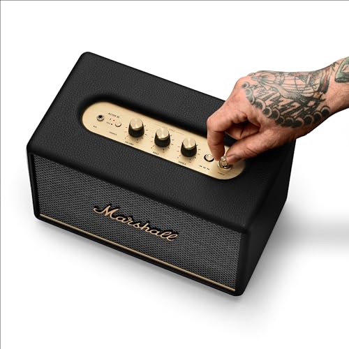 Steuerungselemente am Marshall Acton III – Lautstärkeregler und Bluetooth-Knopf