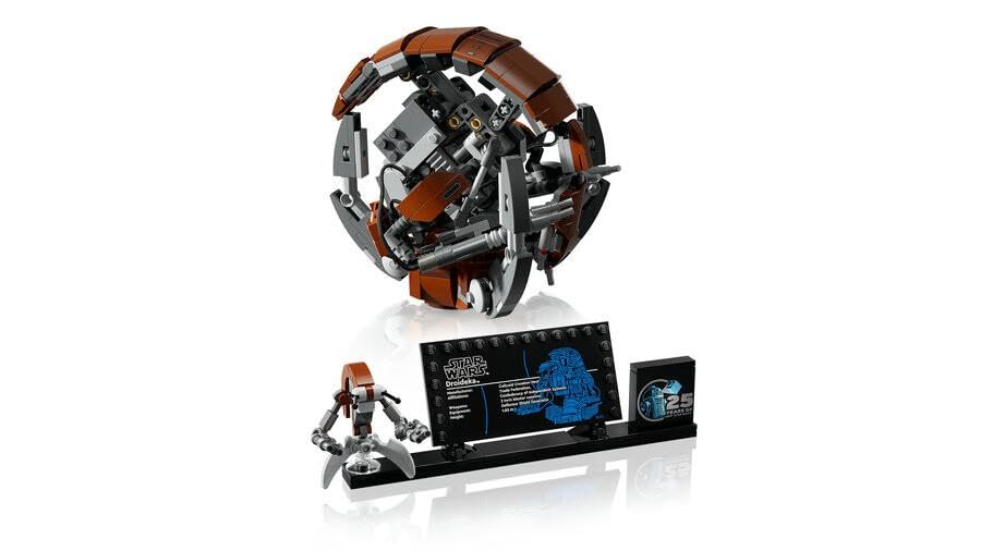 LEGO Star Wars Droideka (Set 75381). 583 Teile Kampf-Droide mit Jubiläumsdetails zum, ideal zum Ausstellen.