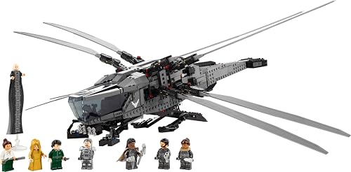 LEGO Icons Dune Royal Ornithopter (Set 10327). 1.369 Teile Sci-Fi-Fluggerät mit 8 Minifiguren & beweglichen Flügeln.