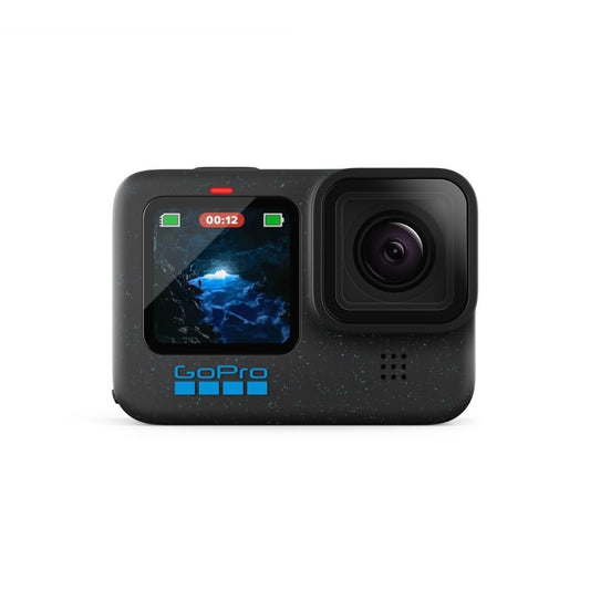 GoPro HERO12 Black. Wasserdichte Action-Kamera mit 27 MP & Ultra-Stabilisierung. Erlebe grenzenlose Abenteuer und halte jeden Moment in atemberaubender Detailtreue fest.