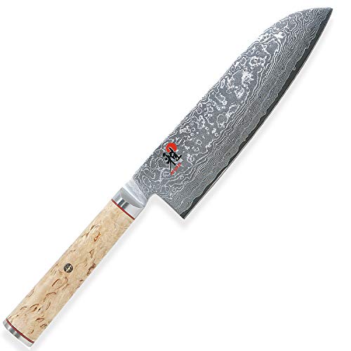 Miyabi 34374-181 Santoku. 8 cm Profi-Kochmesser mit Stahlklinge & Birkenholzgriff. Sichere dir jetzt dein Santoku-Messer.