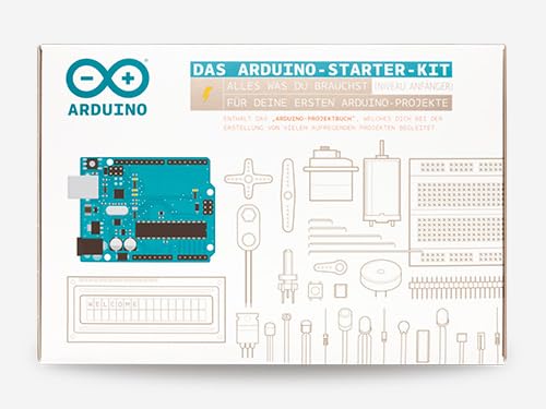 Offizielles Arduino Starter Kit mit deutschem Projektbuch und hochwertigen Komponenten. Ideal für Einsteiger, die Elektronik und Programmierung praxisnah entdecken wollen. Enthält alles für direkte Umsetzung kreativer DIY-Projekte.