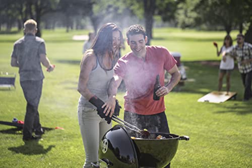 Weber Original Kettle Holzkohlegrill Ø 57 cm mit porzellanemailliertem Deckel und Kessel, integriertem Thermometer und One-Touch-Reinigungssystem. Klassiker mit viel Grillfläche und ikonischem Design. Für authentisches BBQ in bewährter Weber-Qualität.