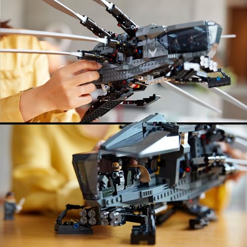 LEGO Icons Dune Royal Ornithopter (Set 10327). 1.369 Teile Sci-Fi-Fluggerät mit 8 Minifiguren & beweglichen Flügeln.