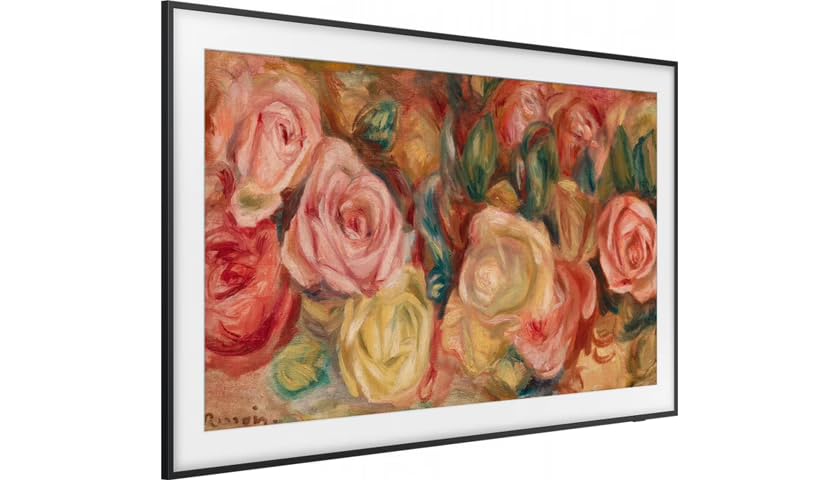 Samsung QLED The Frame 43LS03D – 43" Smart TV, 4K Ultra HD & 100 Hz (2024). Verwandle dein Wohnzimmer in eine Galerie.