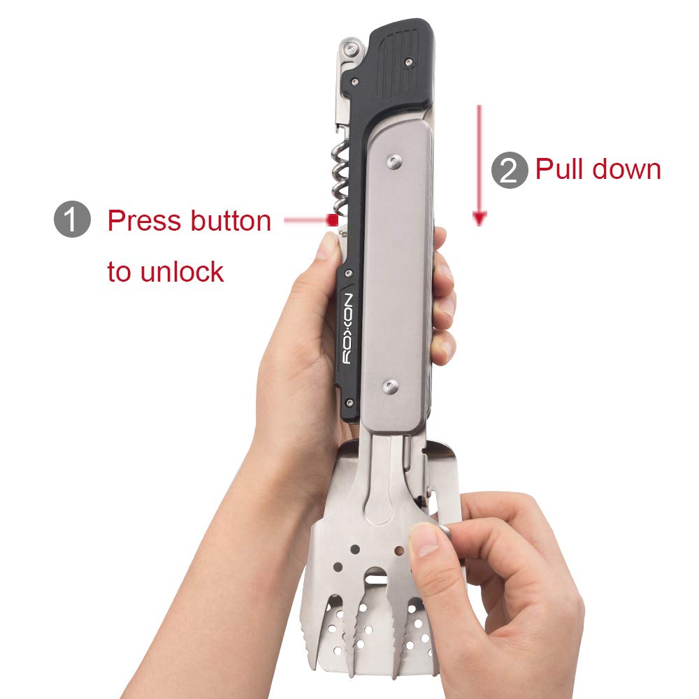 Roxon Grillbesteck (BBQ Tool) 6 in 1