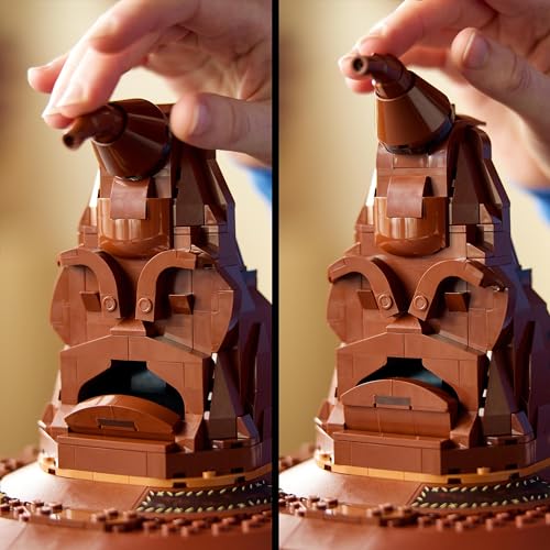 LEGO Harry Potter Der Sprechende Hut (Set 76429). 561 Teile, 31 magische Soundkombinationen & Hogwarts-Ständer mit Harry-Minifigur.
