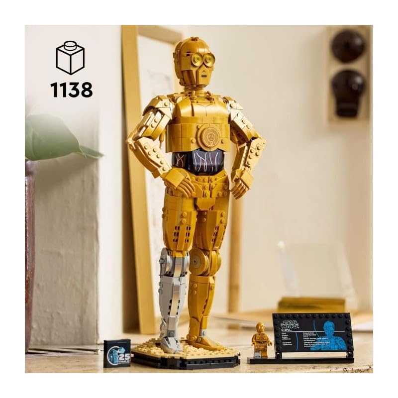 LEGO Star Wars C-3PO (Set 75398). 1.138 Teile – Sammler-Droide mit Jubiläumsdetails für Fans der klassischen Trilogie.