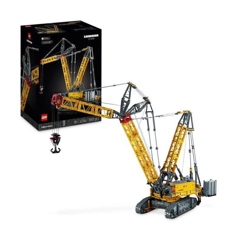 LEGO Liebherr LR 13000 Raupenkran (Set 42146). 2.883 Teile – XXL-Baustellen-Gigant für Technikfans.
