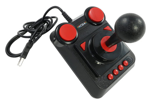 The C64 „Maxi". Heimcomputer im Original-Look des Commodore 64 mit USB, HDMI und 64 vorinstallierten Spielen. Für echtes Retro-Feeling mit moderner Technik. Ohne Netzteil, kompatibel mit gängigen USB-Stromquellen.