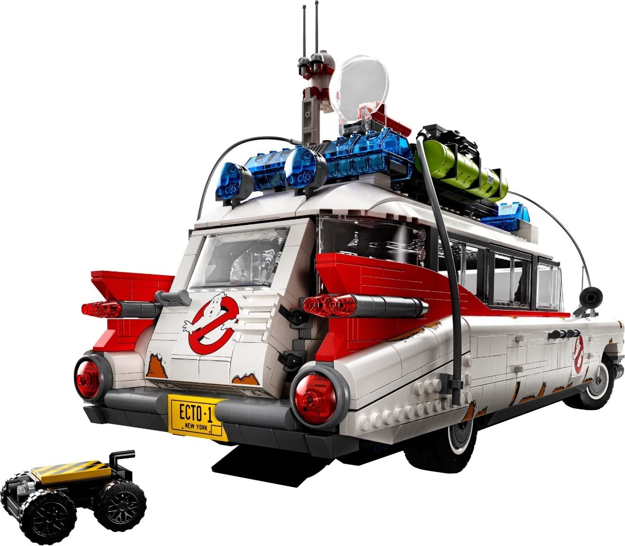 LEGO Ghostbusters ECTO-1 (Set 10274). 2.352 Teile Cadillac-Modell mit Geisterfalle, Schwenksitz & paranormaler Ausrüstung.