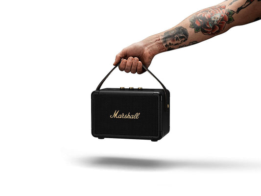 Marshall Kilburn II – Tragbarer, wasserabweisender Bluetooth-Lautsprecher. Sichere dir jetzt deinen Kilburn II und genieße legendären Marshall-Sound.
