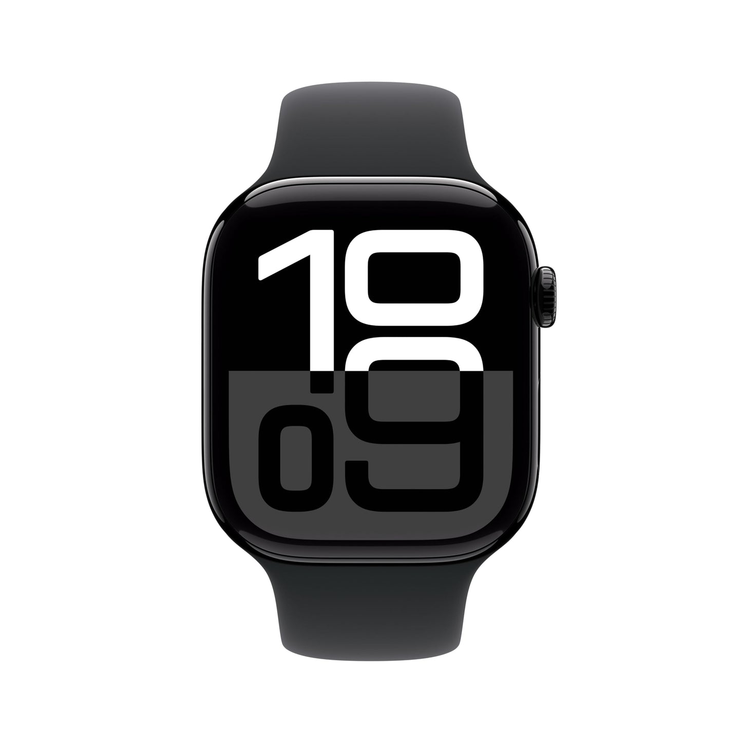 Apple Watch Series 10 (GPS, 46 mm, Diamantschwarz mit schwarzem Sportarmband M/L). Präziser Fitnesstracker mit integrierter EKG-App, Always-On Retina Display und robustem Wasserschutz – jetzt sichern und dein Workout auf das nächste Level heben.