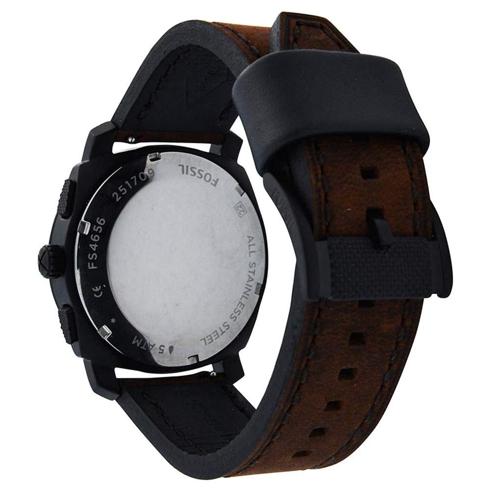 Fossil Machine Chronograph für Herren (42 mm, schwarz & braun, Edelstahl- oder Lederarmband). Robustes Gehäuse trifft präzises Chronographenwerk – stylisch, vielseitig und bereit für jedes Abenteuer. Jetzt entdecken und deinen Look upgraden.