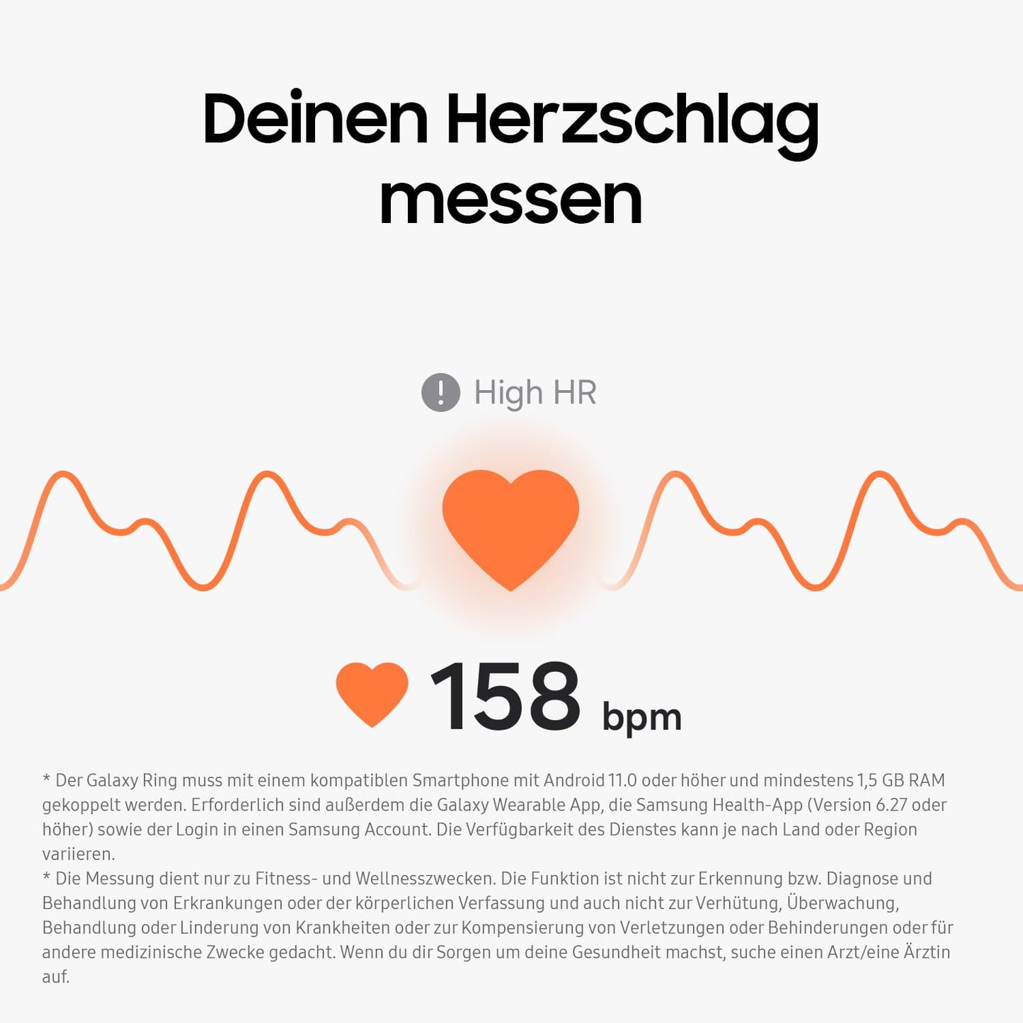 Samsung Galaxy Ring (diverse Größen, Titanium Black) – smarter Ring mit Titan-Gehäuse, Samsung Health AI, Schlaf- und Fitness-Tracking. Ultraleicht, robust und dezent tragbar im Alltag. Für alle, die Gesundheit und Technologie stilvoll verbinden wollen.