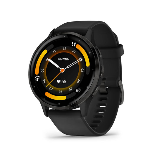 Garmin Venu 3 Smartwatch. Elegante Fitnessuhr mit OLED, Gesundheitsanalyse & Telefonfunktion.
