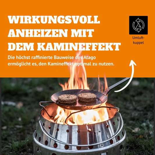Petromax Atago – Multifunktionaler Edelstahl-Tischgrill für Camping, Garten & Balkon Hol dir jetzt den Petromax Atago und erlebe überall erstklassigen Grillgenuss!
