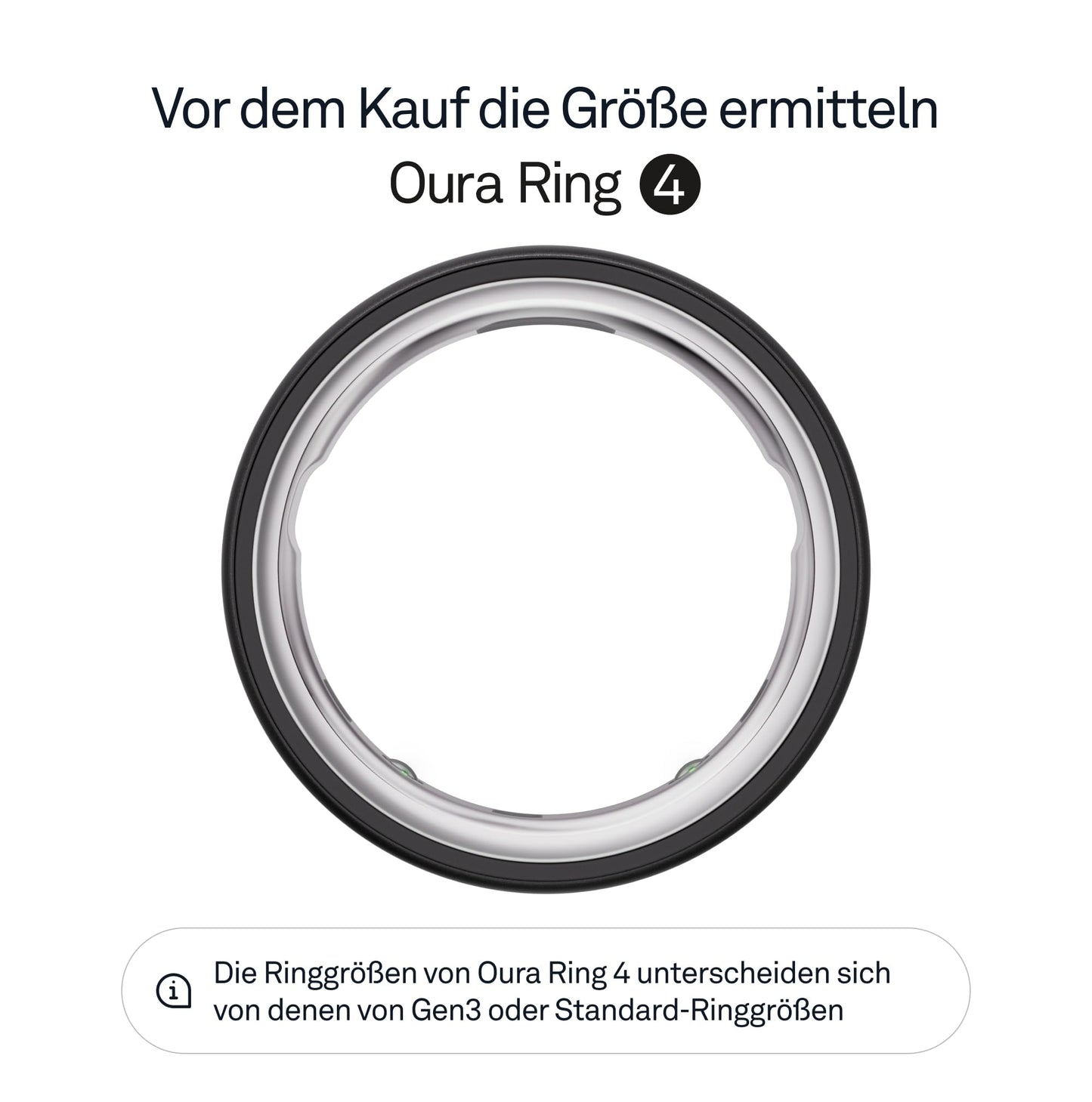 OURA Ring 4. Smarter Titanring für dein tägliches Gesundheits-Tracking.