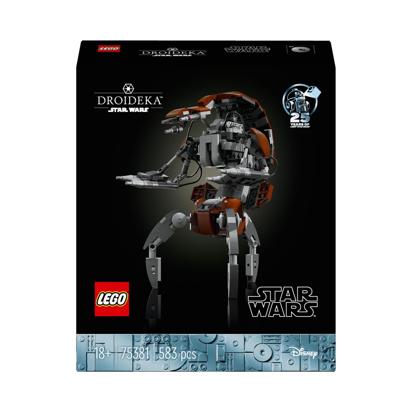 LEGO Star Wars Droideka (Set 75381). 583 Teile Kampf-Droide mit Jubiläumsdetails zum, ideal zum Ausstellen.