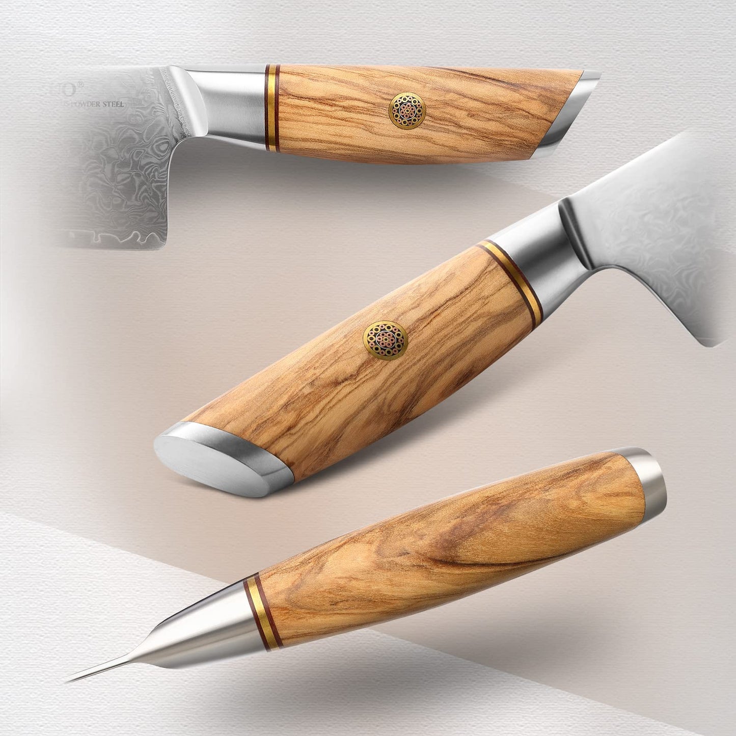 INZUO Damast-Kochmesser 21,2 cm – Handgeschmiedete Präzision für anspruchsvolle Köche. Hol dir jetzt deine Profi-Klinge und schneide wie ein Meister.