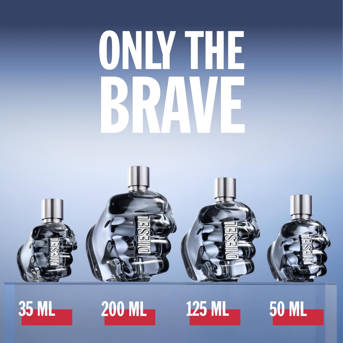 Diesel Only The Brave Eau de Toilette Spray (125 ml). Zitrusfrischer Zitronen- & Wacholderkick mit kraftvoller Bernsteinholz- und Patchouli-Tiefe.