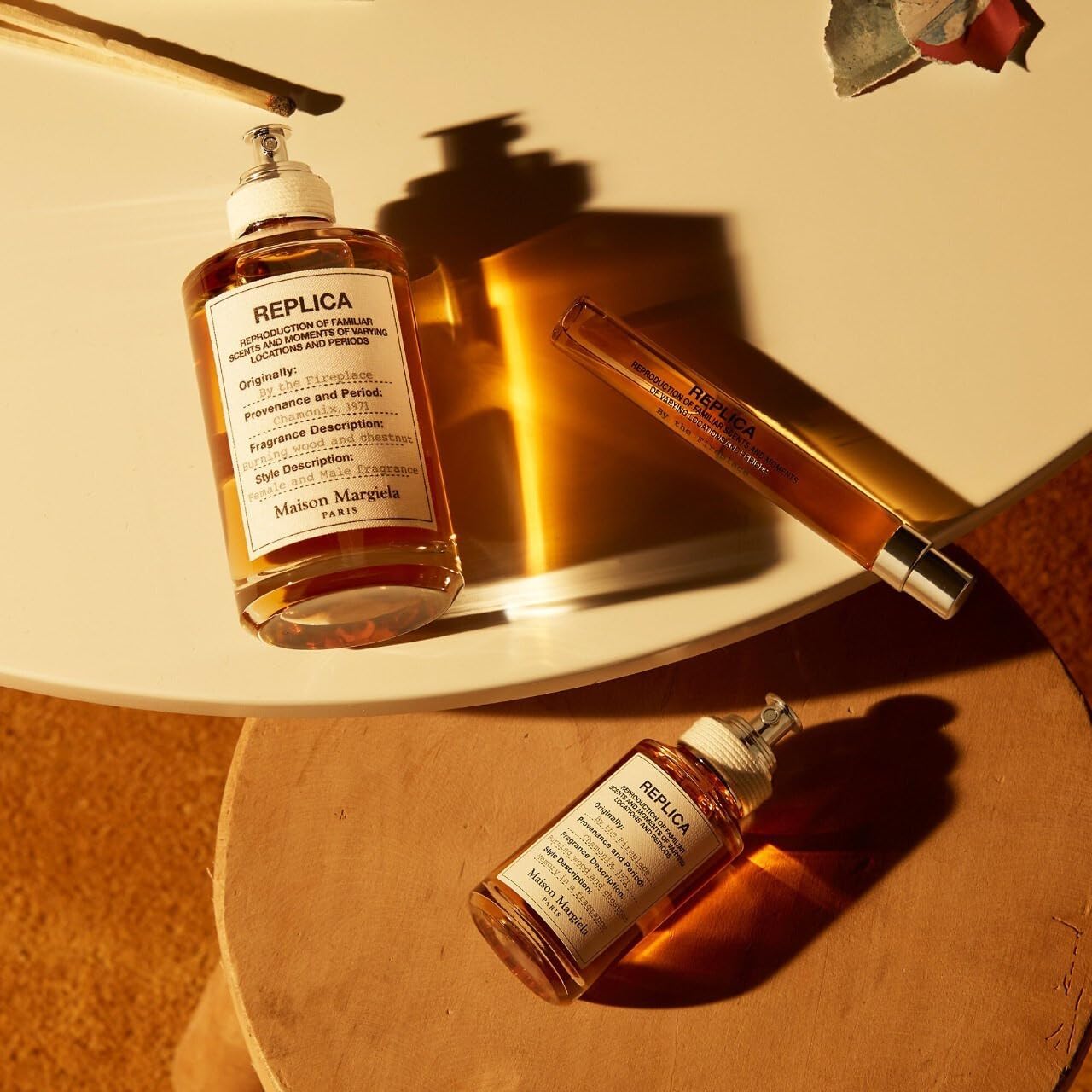 Maison Margiela Replica "By the Fireplace" (100 ml). Wohlfühl-Duft, der dich mit jedem Spritzer an ein knisterndes Kaminfeuer entführt.