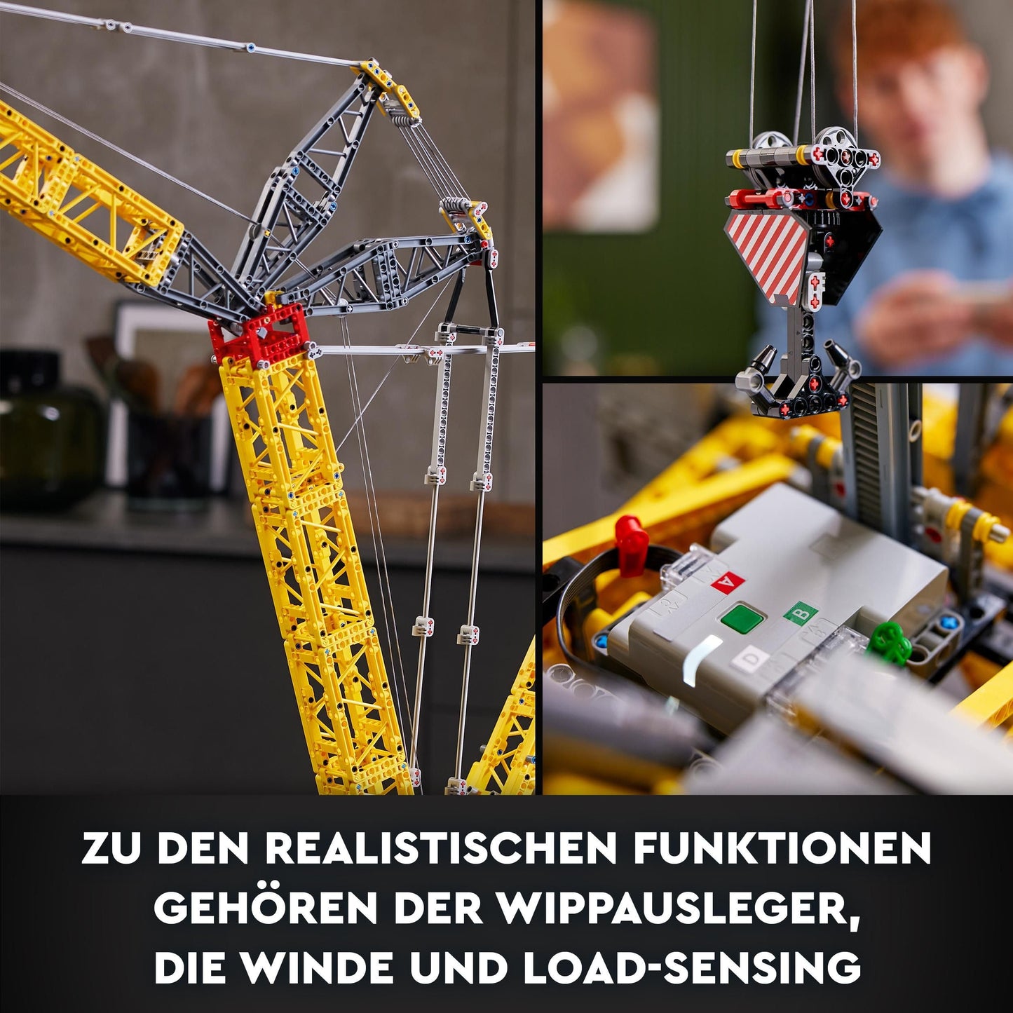 LEGO Liebherr LR 13000 Raupenkran (Set 42146). 2.883 Teile – XXL-Baustellen-Gigant für Technikfans.