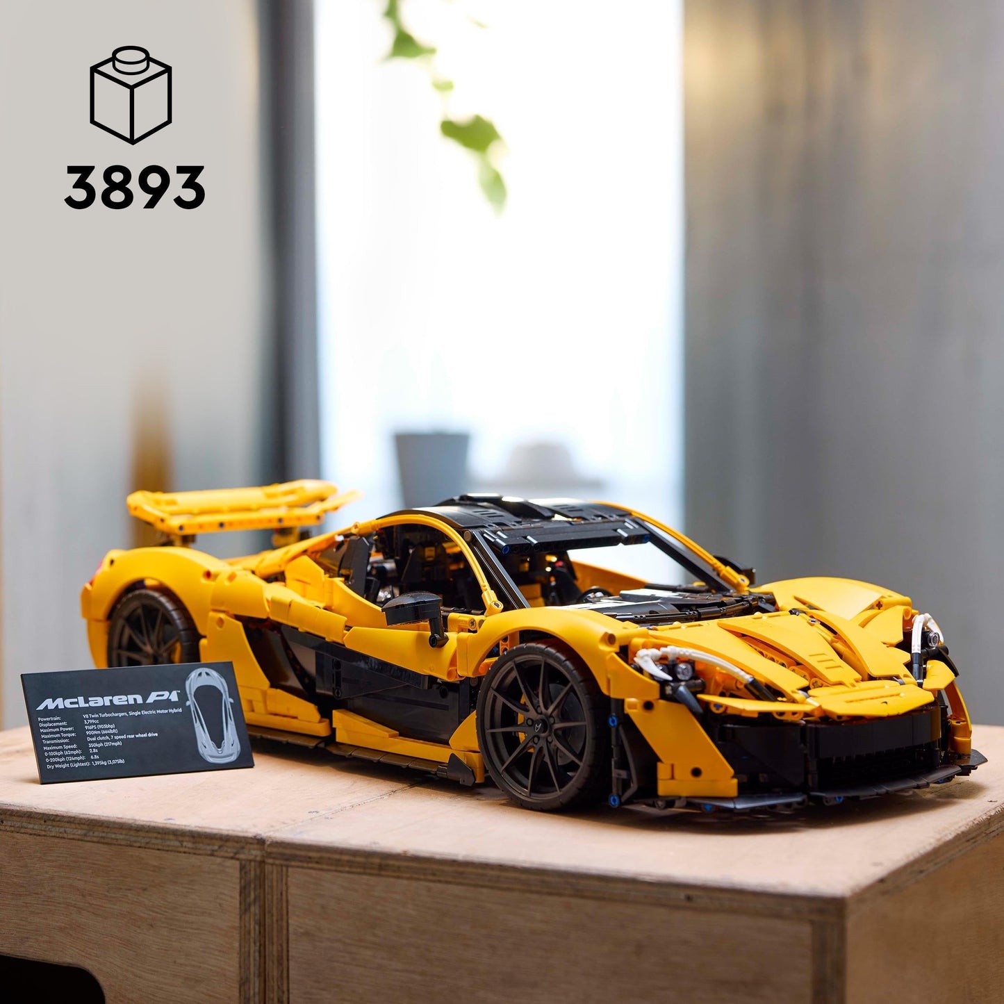 LEGO McLaren P1 (Set 42172). 3.893 Teile – Hypercar-Modell für echte Technikliebhaber.