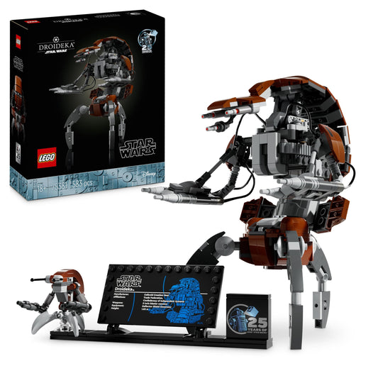 LEGO Star Wars Droideka (Set 75381). 583 Teile Kampf-Droide mit Jubiläumsdetails zum, ideal zum Ausstellen.