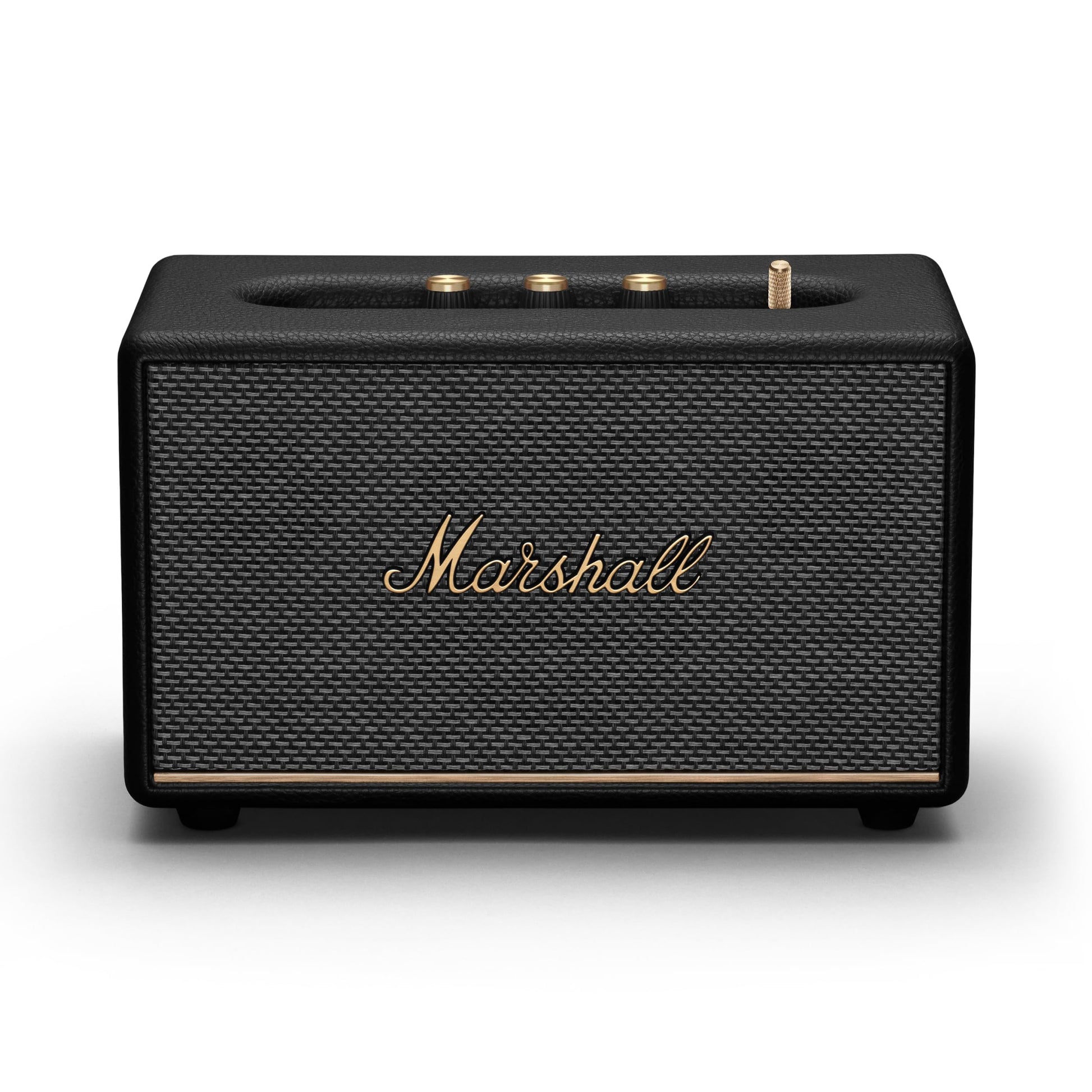 Marshall Acton III Bluetooth Lautsprecher in Schwarz – Frontansicht