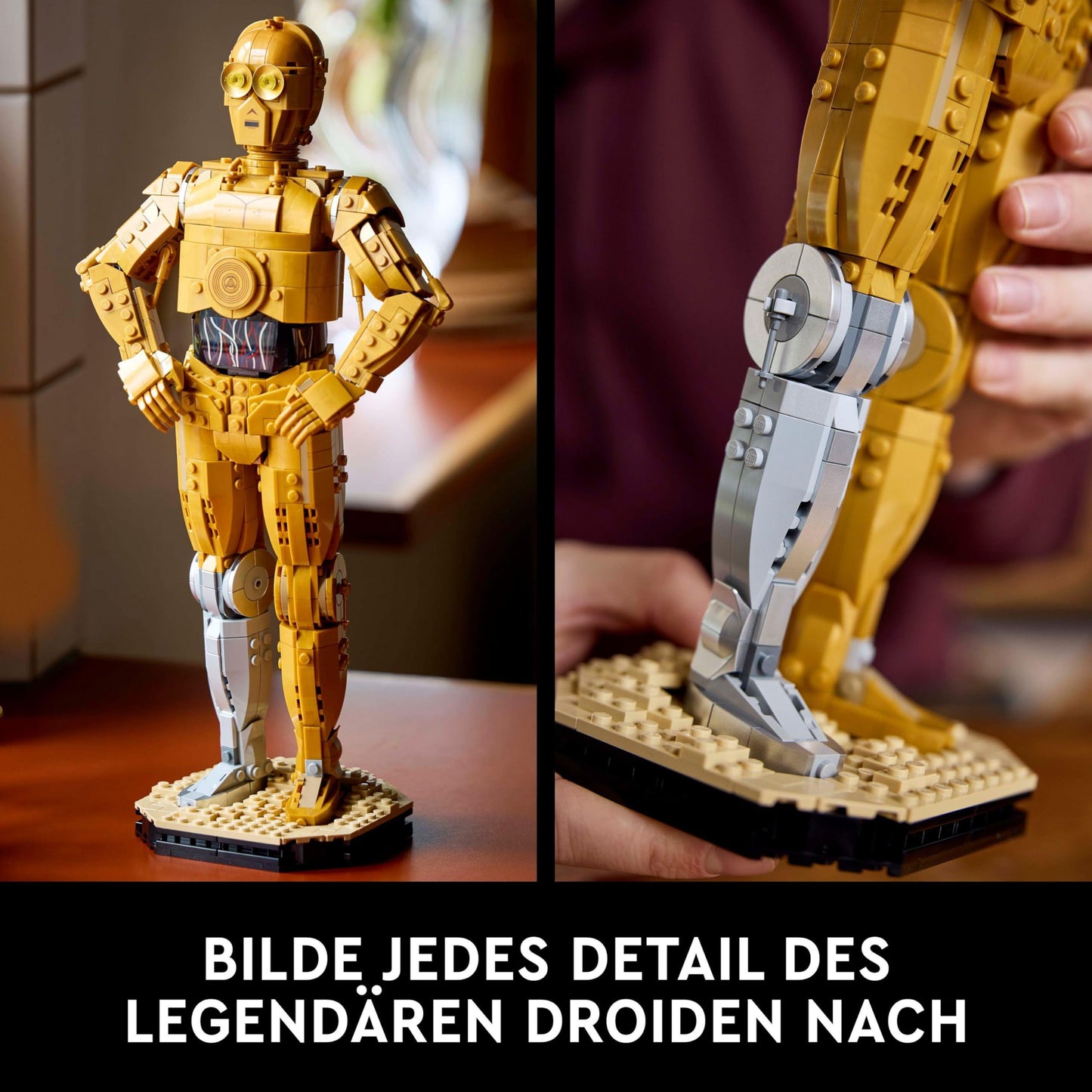 LEGO Star Wars C-3PO (Set 75398). 1.138 Teile – Sammler-Droide mit Jubiläumsdetails für Fans der klassischen Trilogie.