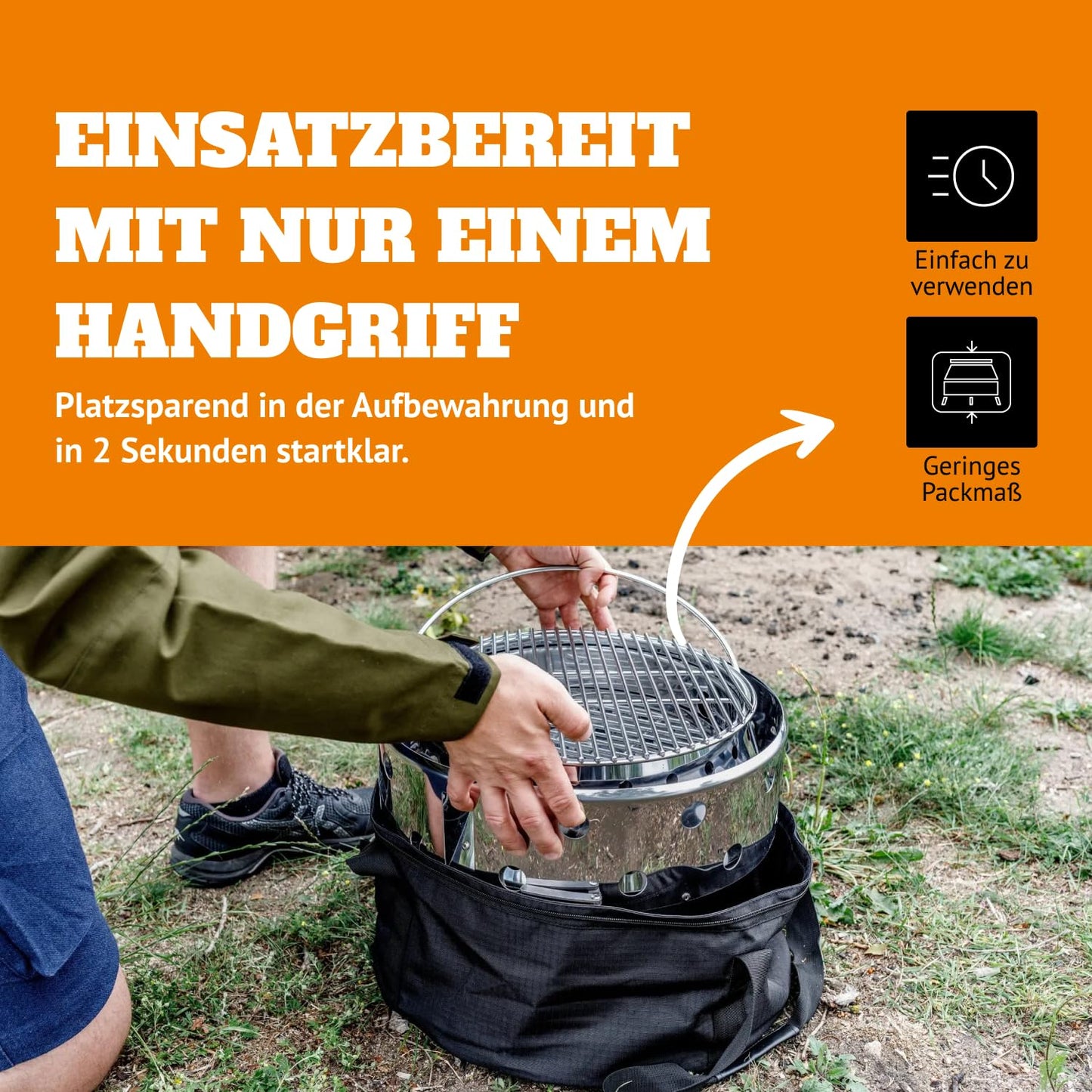Petromax Atago – Multifunktionaler Edelstahl-Tischgrill für Camping, Garten & Balkon Hol dir jetzt den Petromax Atago und erlebe überall erstklassigen Grillgenuss!