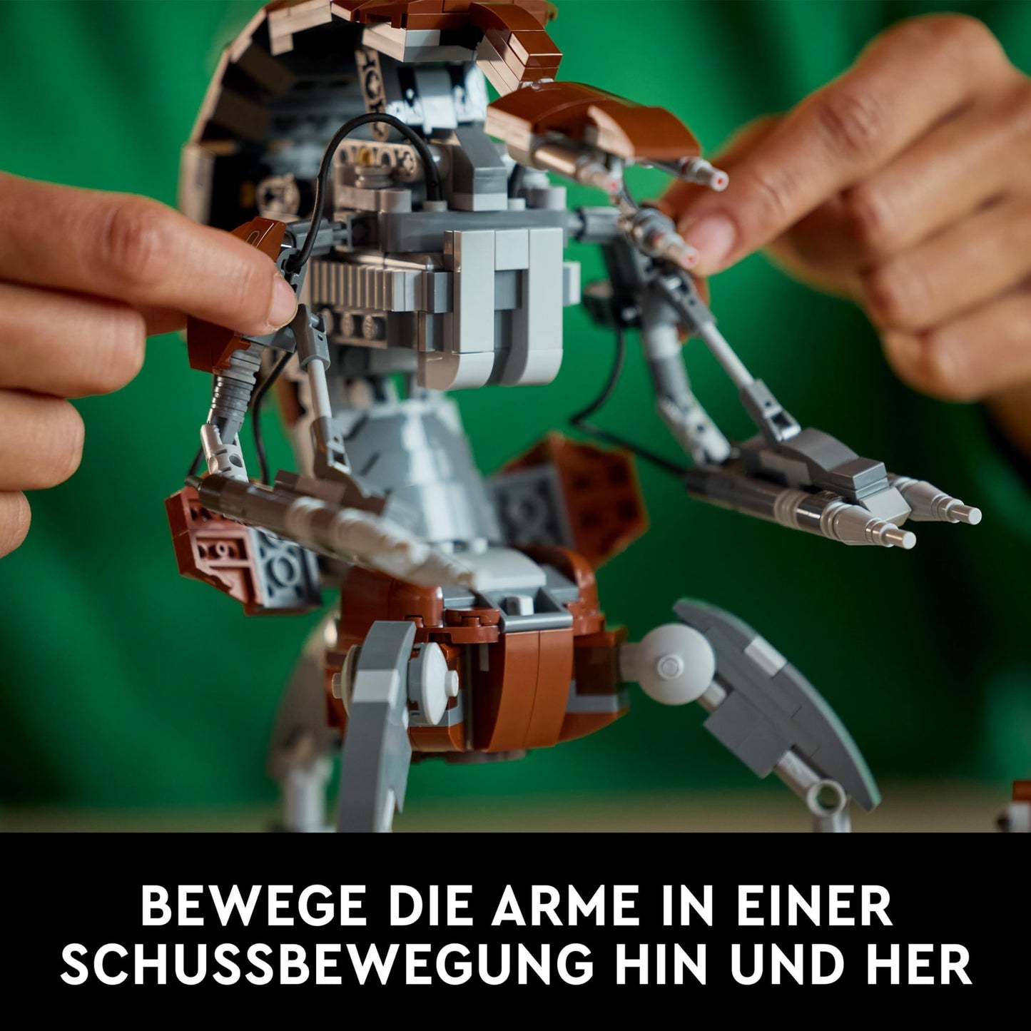 LEGO Star Wars Droideka (Set 75381). 583 Teile Kampf-Droide mit Jubiläumsdetails zum, ideal zum Ausstellen.