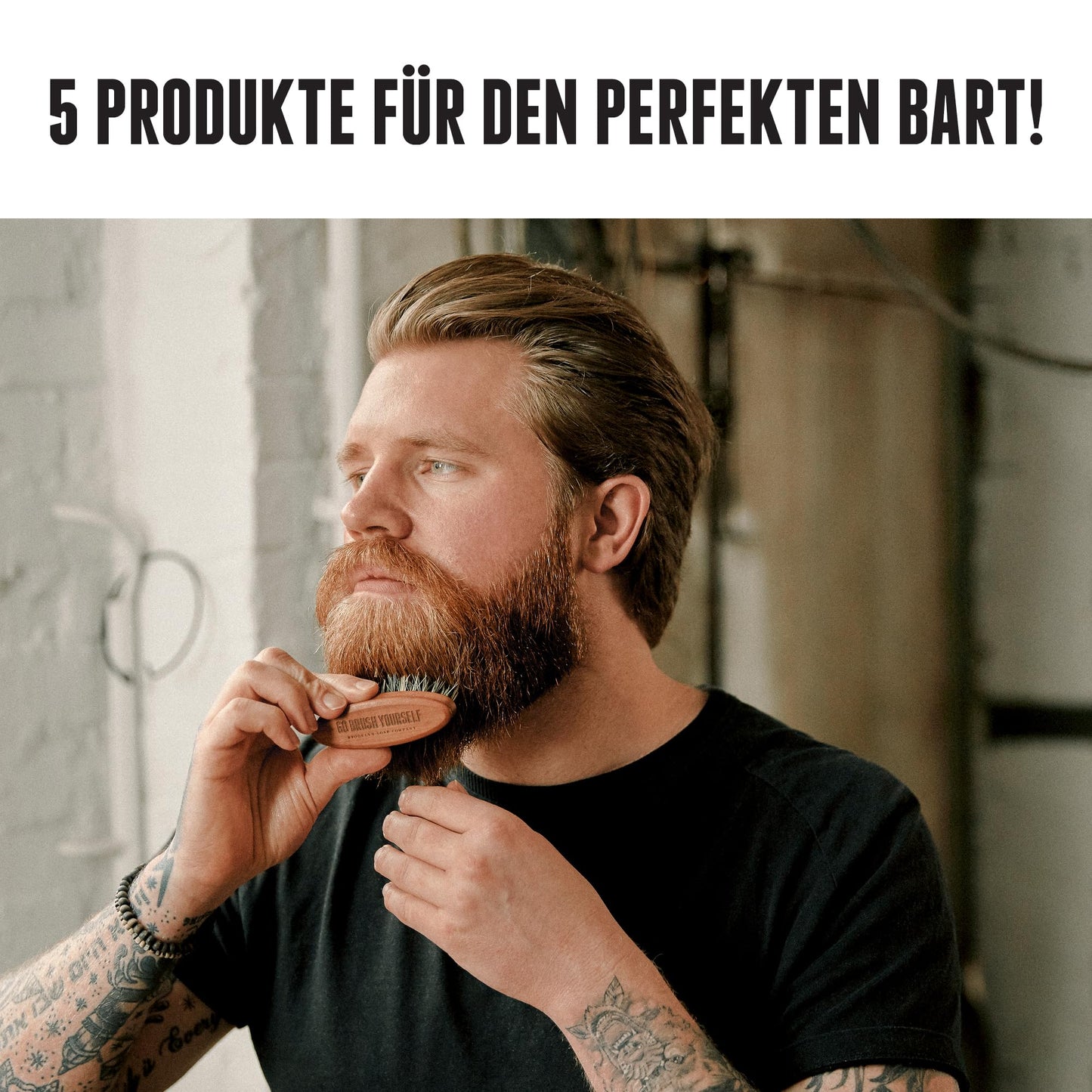 Brooklyn Soap Company Ultimate Beard Box – Bartpflege-Set mit Bartöl, Bartshampoo, Bartbürste, Bartwachs und Bartcreme. Komplettset für intensive Pflege und Styling. Hochwertige Geschenkidee für Männer mit Anspruch an Bart und Pflege.