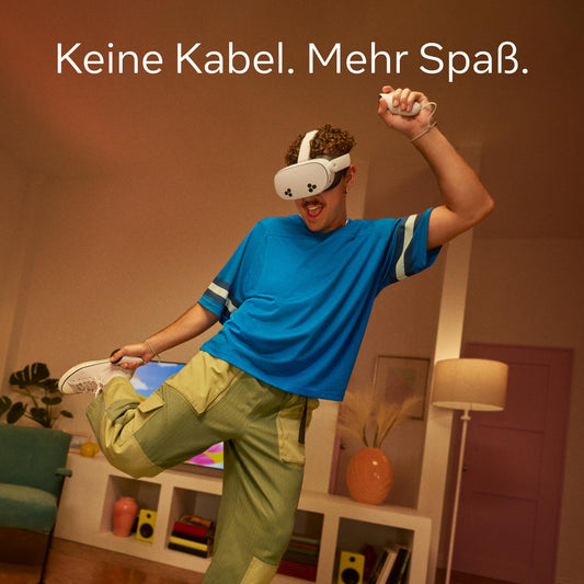 Meta Quest 3S 128 GB mit Batman: Arkham Shadow und 3 Monaten Meta Quest+ Probeabo. All-in-One-VR-Headset mit hochauflösendem Display, sattem Sound und präzisem Tracking. Für immersives Gaming ohne zusätzlichen PC oder Konsole.