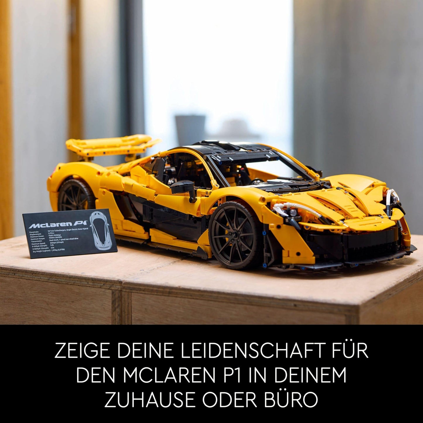 LEGO McLaren P1 (Set 42172). 3.893 Teile – Hypercar-Modell für echte Technikliebhaber.