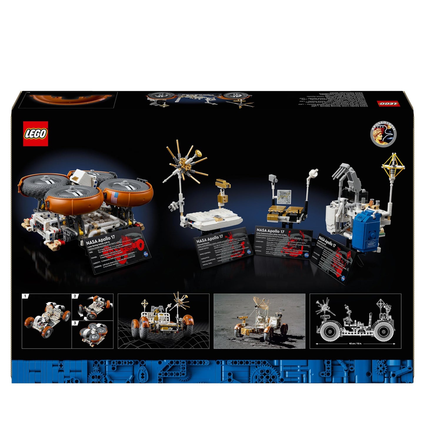 LEGO NASA Mondrover (Set 42182). 1.913 Teile – Technik trifft Raumfahrtgeschichte.