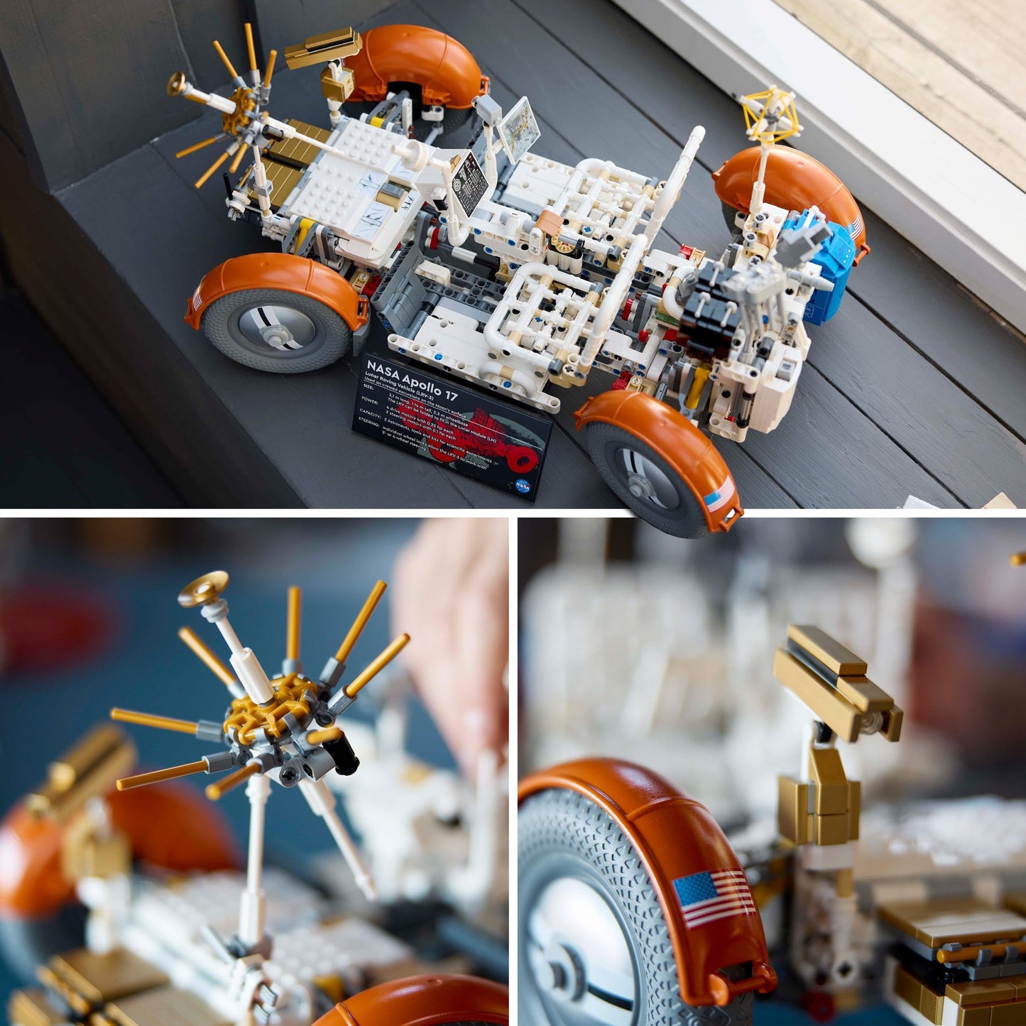 LEGO NASA Mondrover (Set 42182). 1.913 Teile – Technik trifft Raumfahrtgeschichte.