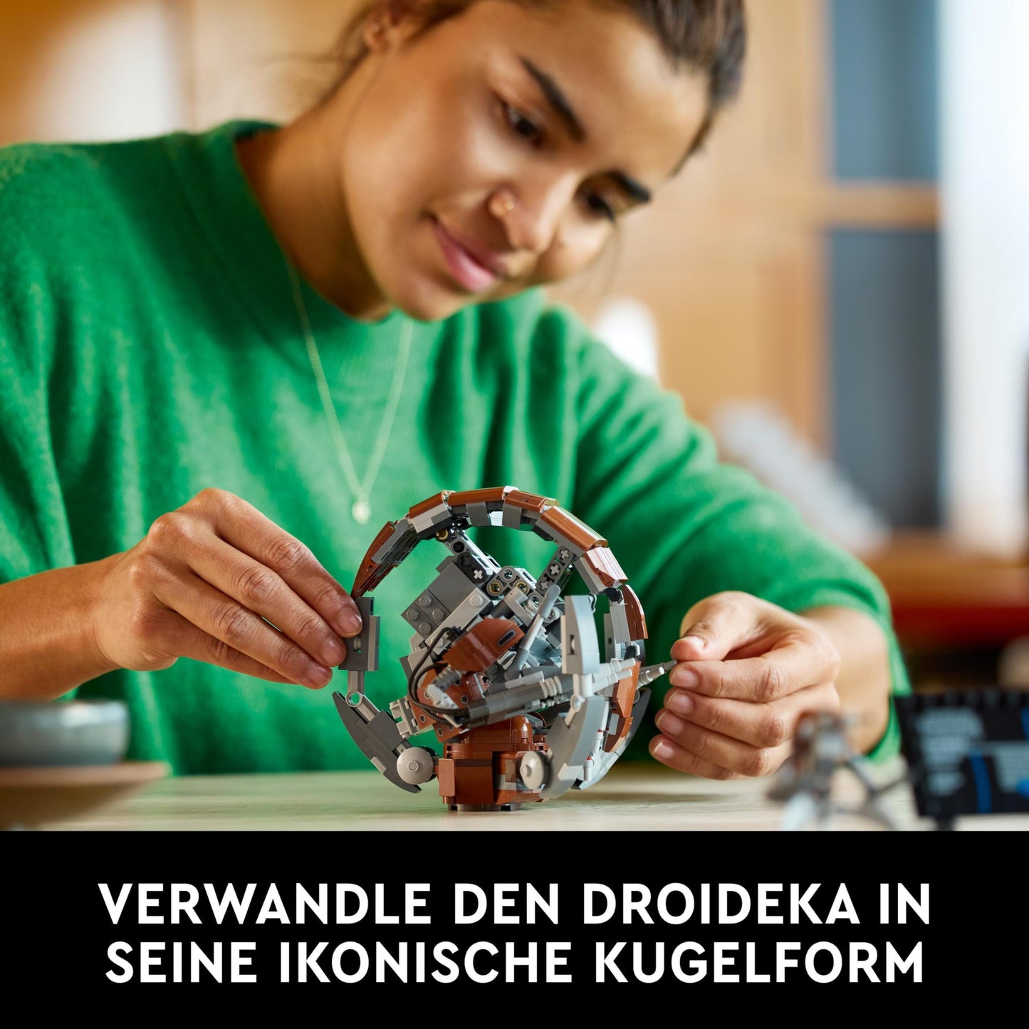 LEGO Star Wars Droideka (Set 75381). 583 Teile Kampf-Droide mit Jubiläumsdetails zum, ideal zum Ausstellen.