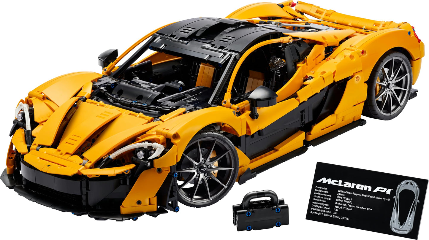 LEGO McLaren P1 (Set 42172). 3.893 Teile – Hypercar-Modell für echte Technikliebhaber.