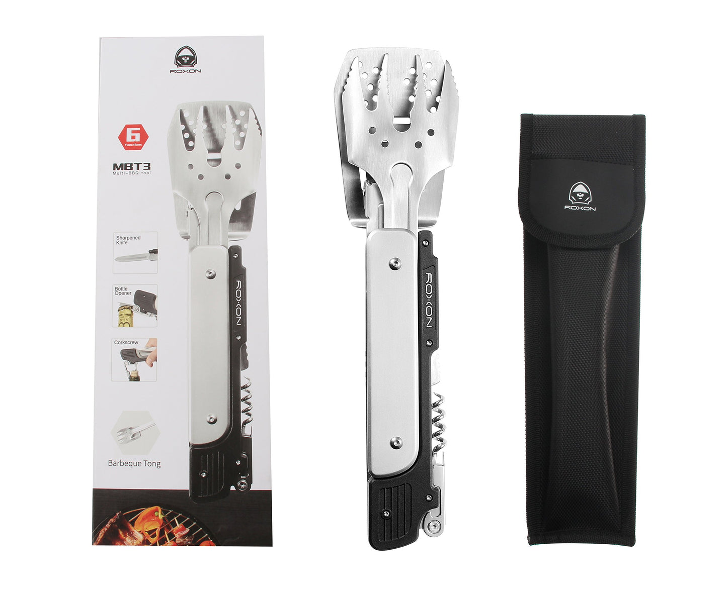 Roxon Grillbesteck (BBQ Tool) 6 in 1