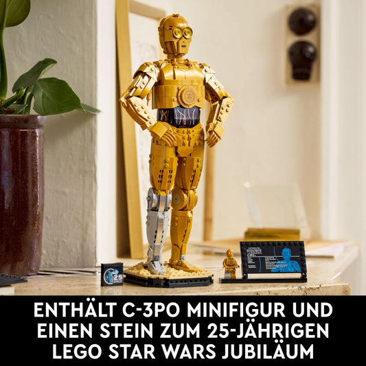 LEGO Star Wars C-3PO (Set 75398). 1.138 Teile – Sammler-Droide mit Jubiläumsdetails für Fans der klassischen Trilogie.