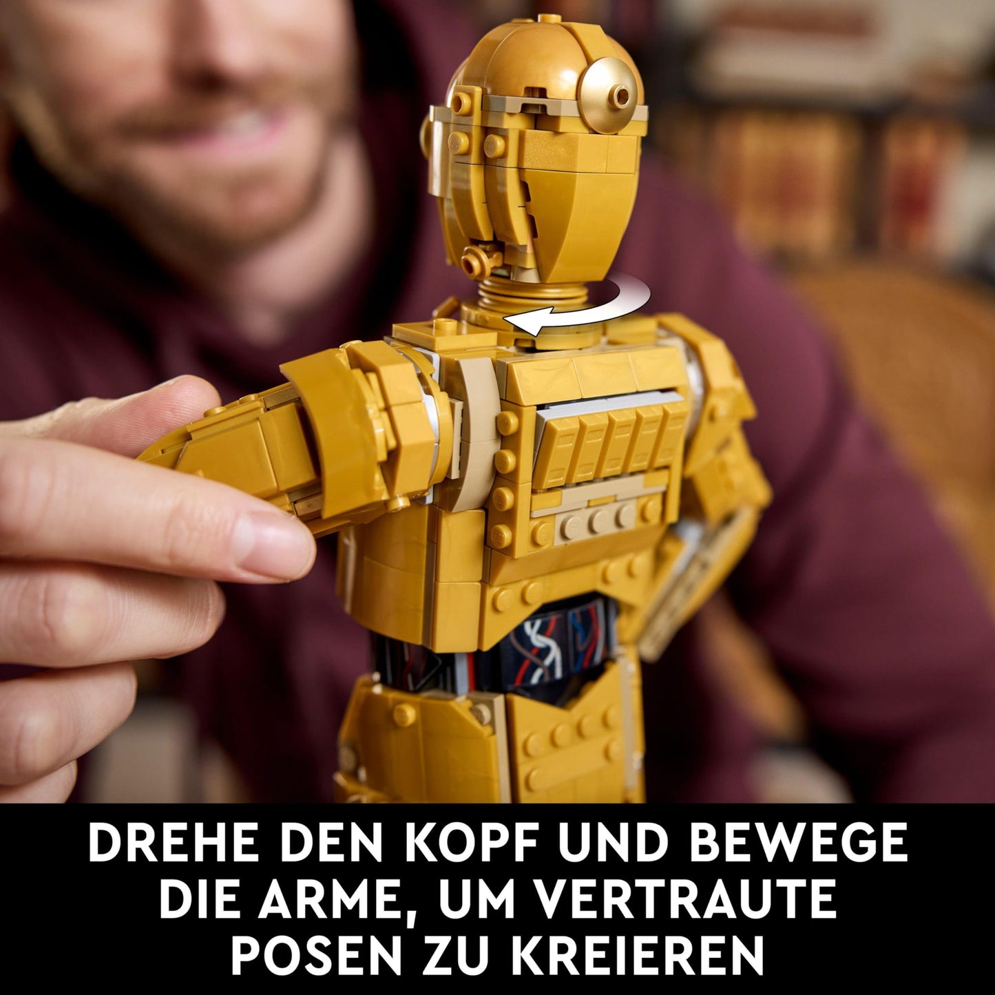 LEGO Star Wars C-3PO (Set 75398). 1.138 Teile – Sammler-Droide mit Jubiläumsdetails für Fans der klassischen Trilogie.