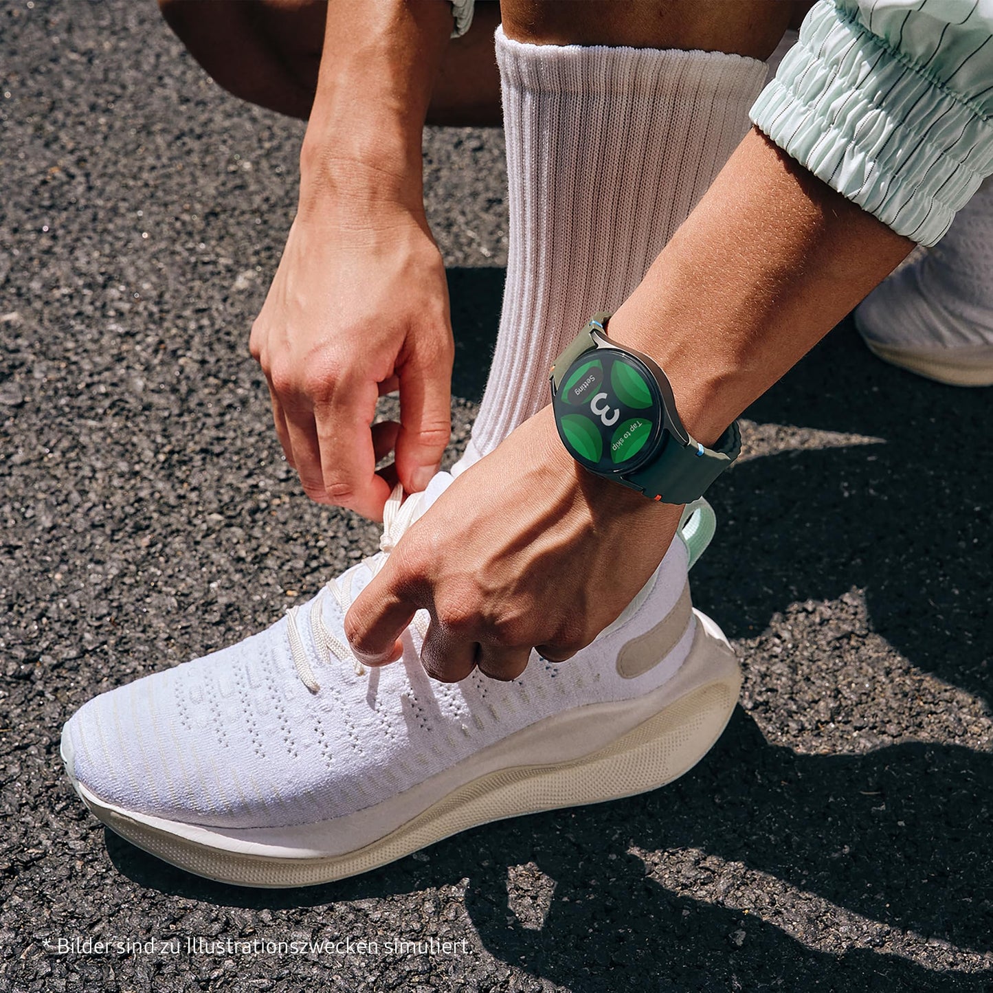 Samsung Galaxy Watch7 Smartwatch (40 mm, Green). Multifunktionaler Fitness- und Aktivitätstracker mit präziser Herzfrequenz- und Schlafüberwachung, Bluetooth-Konnektivität und intuitivem Touch-Display.