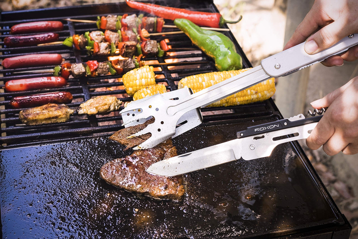 Roxon Grillbesteck (BBQ Tool) 6 in 1