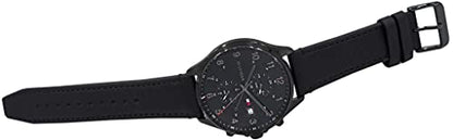Tommy Hilfiger Multi-Zifferblatt Quarzuhr (Herren, schwarzes Lederarmband, 1791711). Markantes Multi-Zifferblatt, präzises Quarzwerk und hochwertiges Lederarmband – jetzt entdecken und deinem Look das gewisse Etwas verleihen.