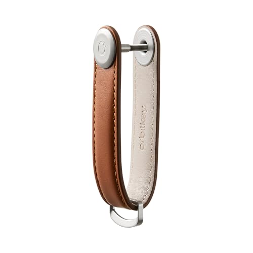 Orbitkey Premium-Leder-Schlüsselanhänger 2.0. Greif zu und verleihe deinem Schlüsselbund stilvolle Ordnung.