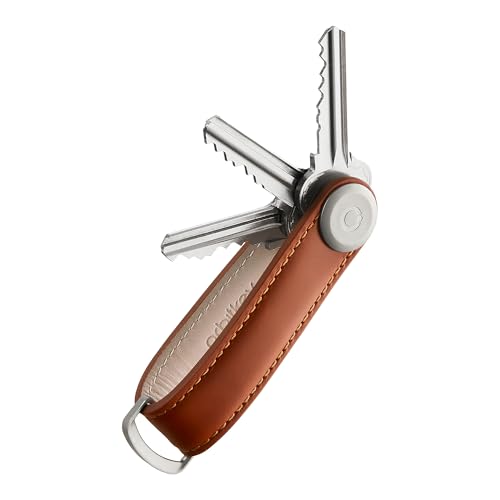 Orbitkey Premium-Leder-Schlüsselanhänger 2.0. Greif zu und verleihe deinem Schlüsselbund stilvolle Ordnung.